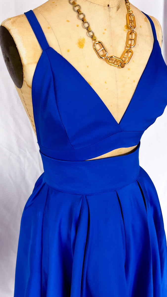 Milana Midi Dress Set ( BLUE DRESS)  SttiLo boutique