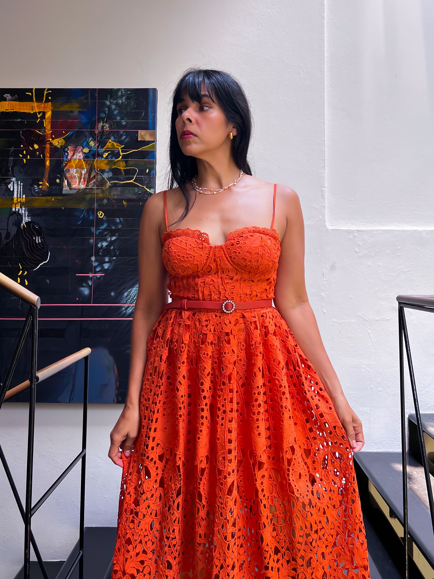 Bella Tangerine Dress