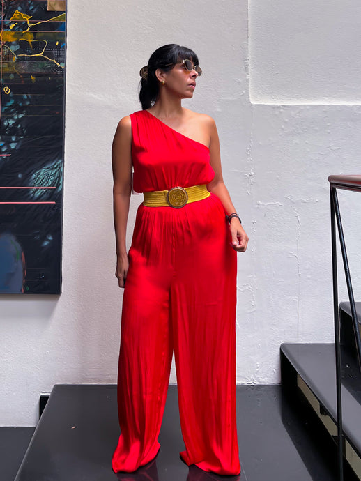 Pasión Escarlata Jumpsuit