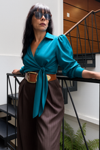 Elegant Satin Blouse.