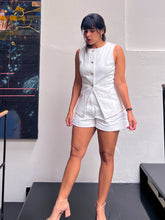 Isa Vintage White Vest