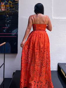 Bella Tangerine Dress
