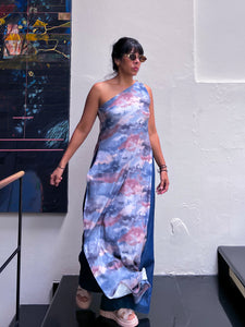 One Shoulder Maxi tunic by Battaglia