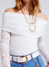 White Lace Blouse