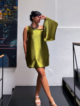 Olive One Shoulder Dress