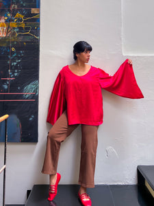 Queen Red Blouse  by Battaglia