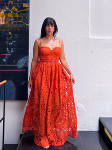 Bella Tangerine Dress