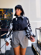 White and Black Imperial blouse , Special, edition by Battaglia