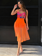 Papaya Sheer Skirt ( Onesize Skirt)