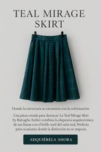 Teal Mirage Skirt by Battaglia