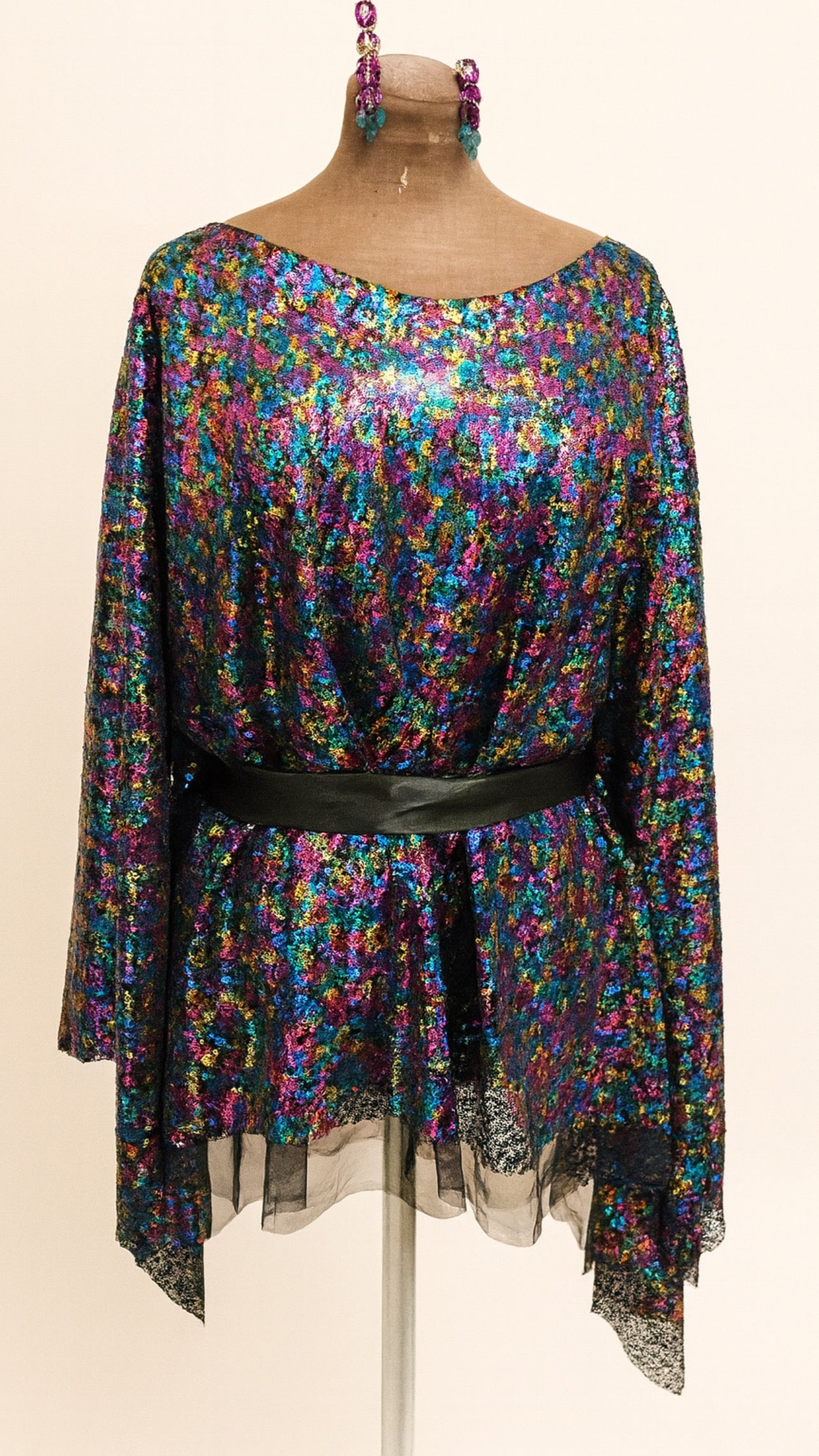 Vibrant Sequin Tunic