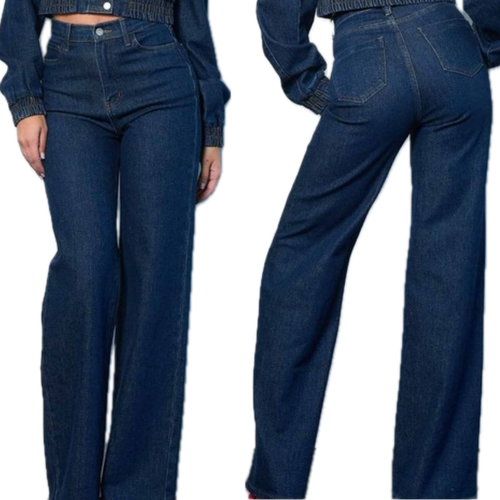 Índigo High- Rise Jeans