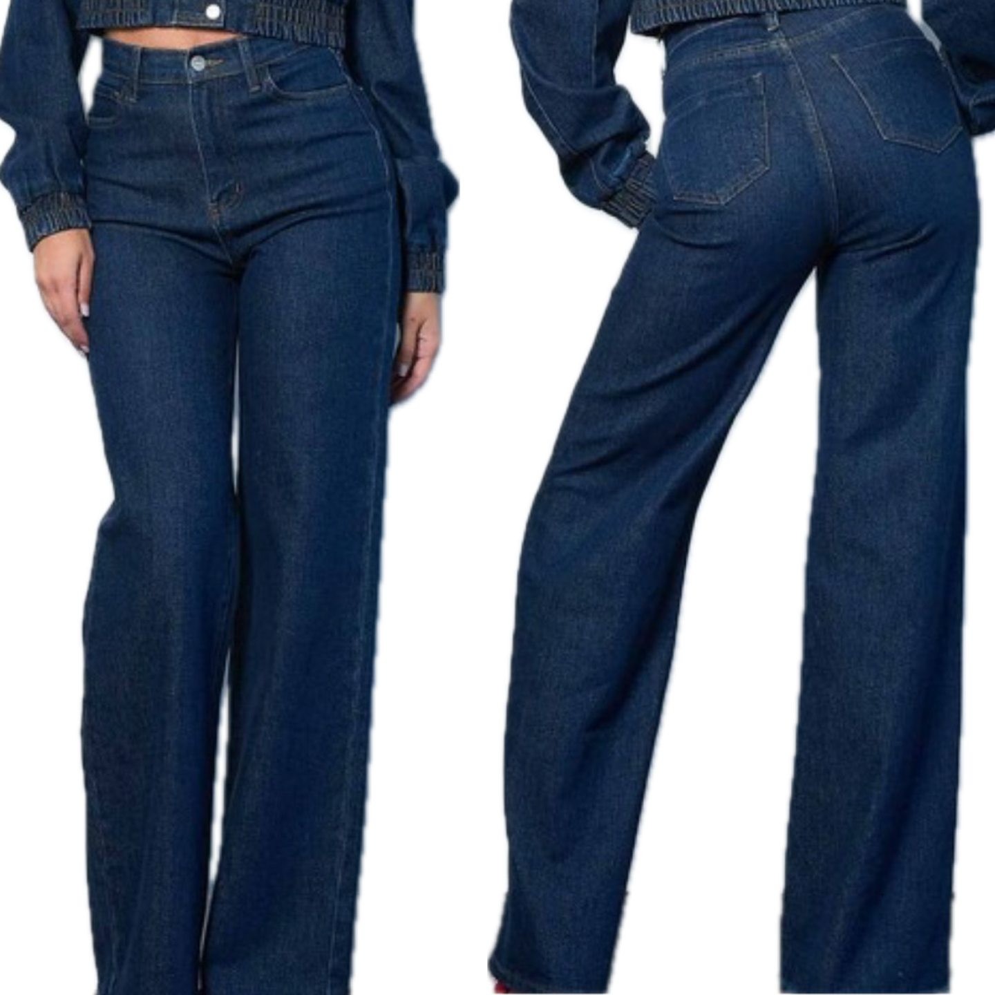 Índigo High- Rise Jeans