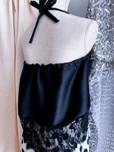 Halter Black Lace Blouse by Battaglia