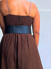 Cacao con Cinturón Escultural Dress (Onesize)
