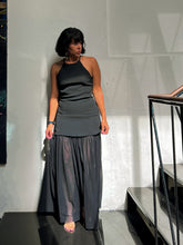 Black Orchid Long cocktail  Dress  