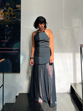 Black Orchid Long cocktail  Dress  