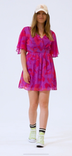 Dalia Flower Short Dress