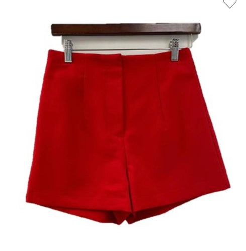 Martha Red Shorts