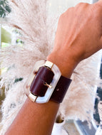 Leather Cuff by B Fab